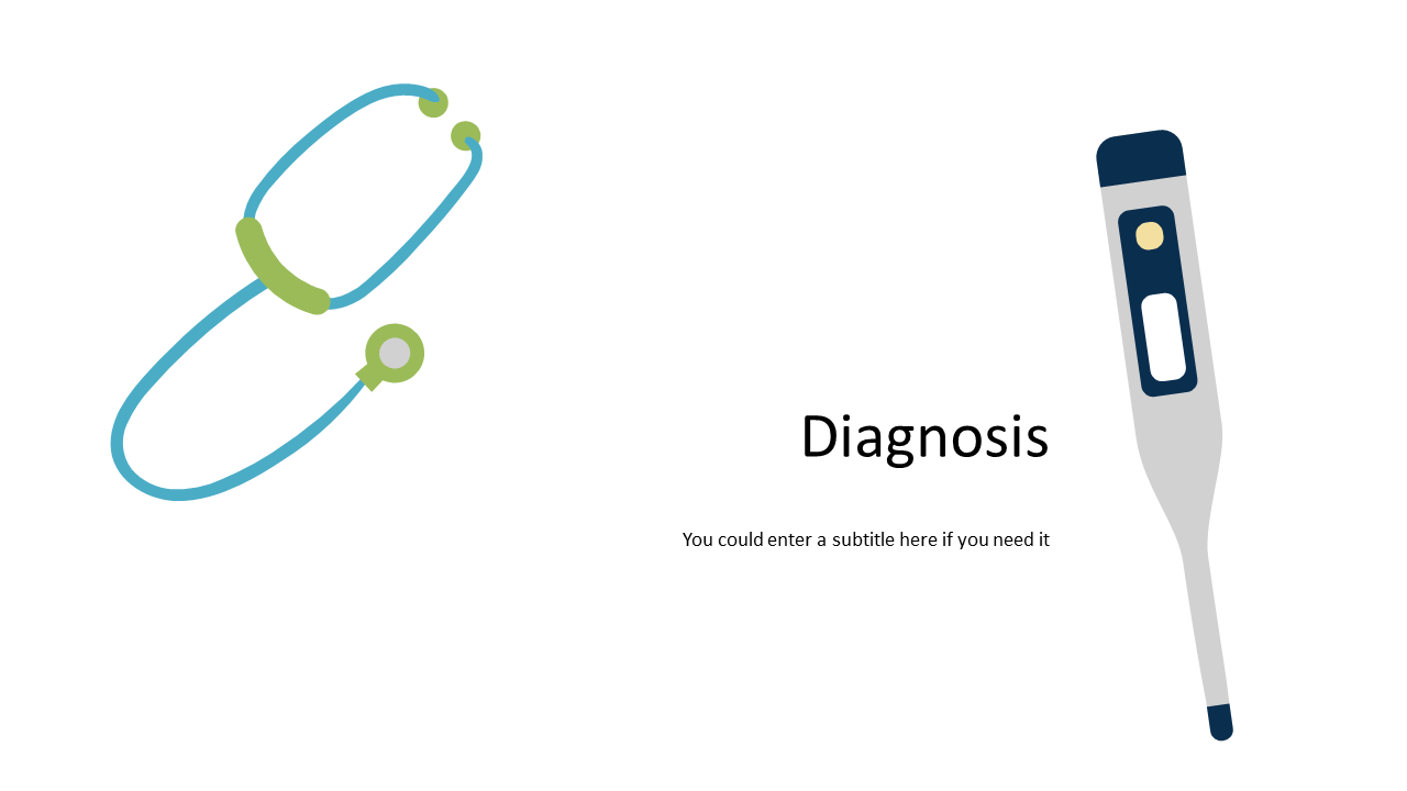 Discuss Diagnosis Methods with Medical Theme Layout
