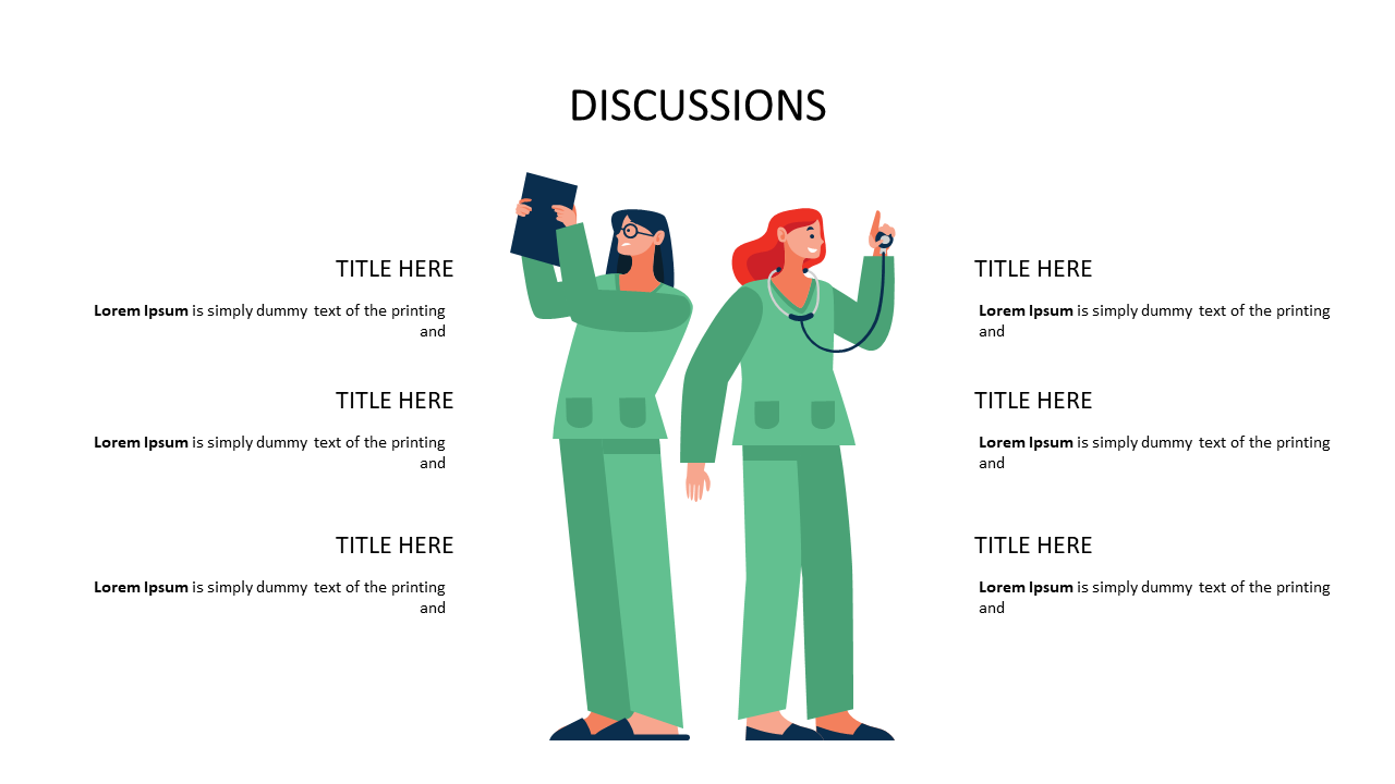 Facilitate Discussions with Character-Focused Layout