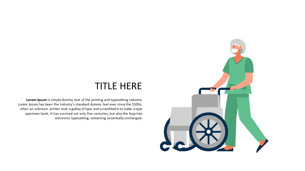 Assist Patients with Healthcare Professional Illustration