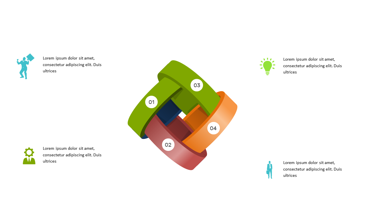 Illustrate Interconnected Concepts with Circles Diagram