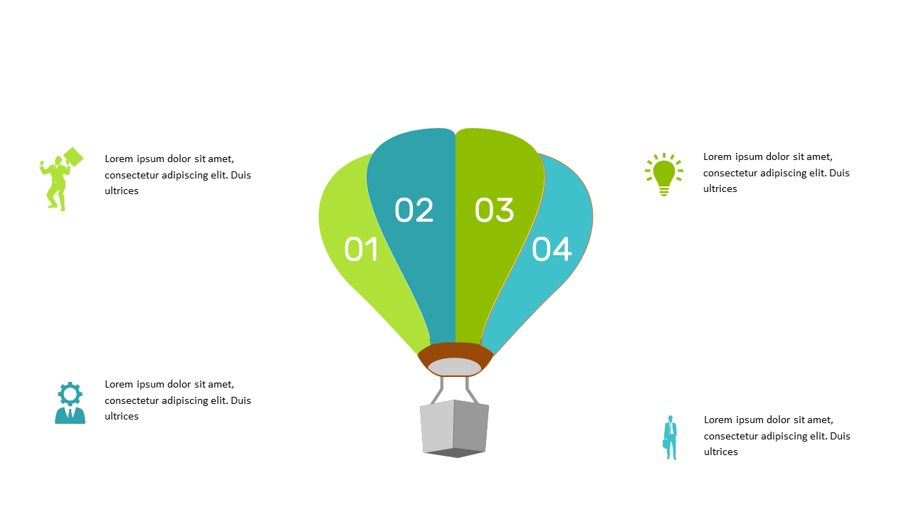 Dynamic Process Presentation with Hot Air Balloon