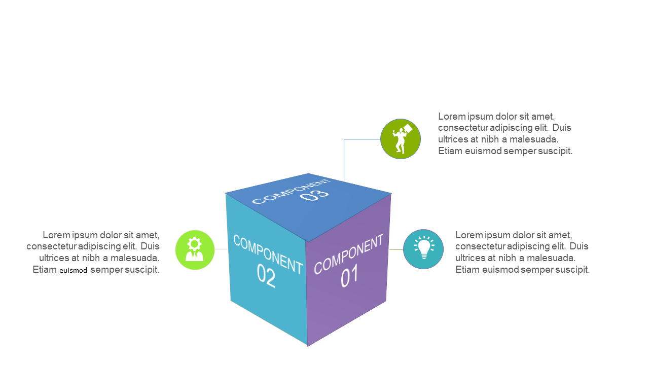 Showcase Multi-Faceted Information with 3D Cube