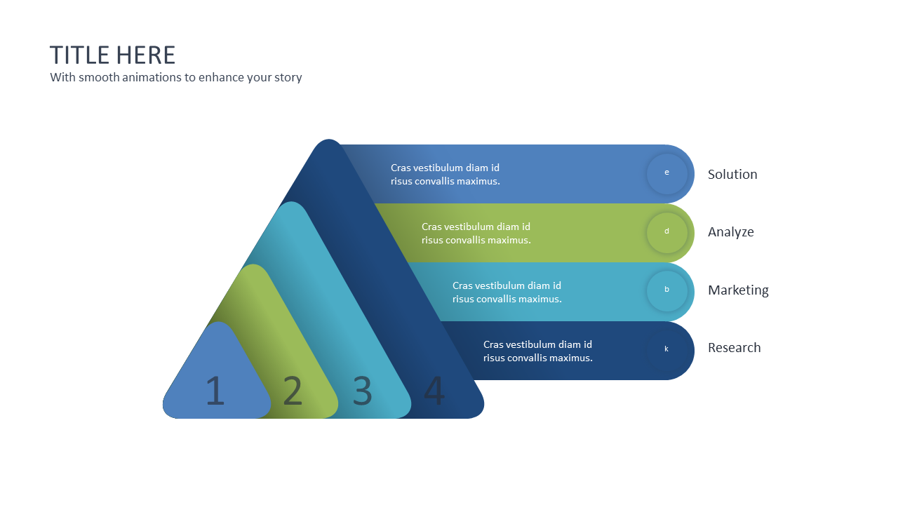 Present Hierarchical Data with Step Pyramid Layout