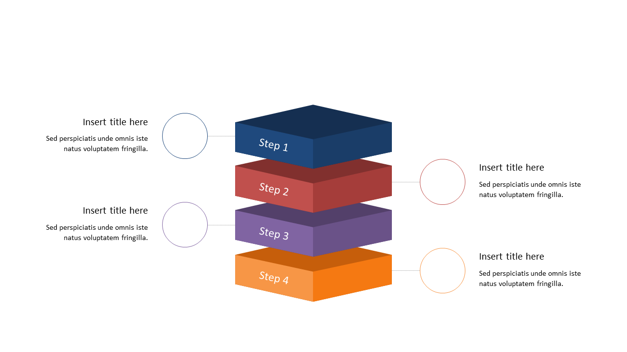 Visualize Sequential Steps with Stacked Diagram