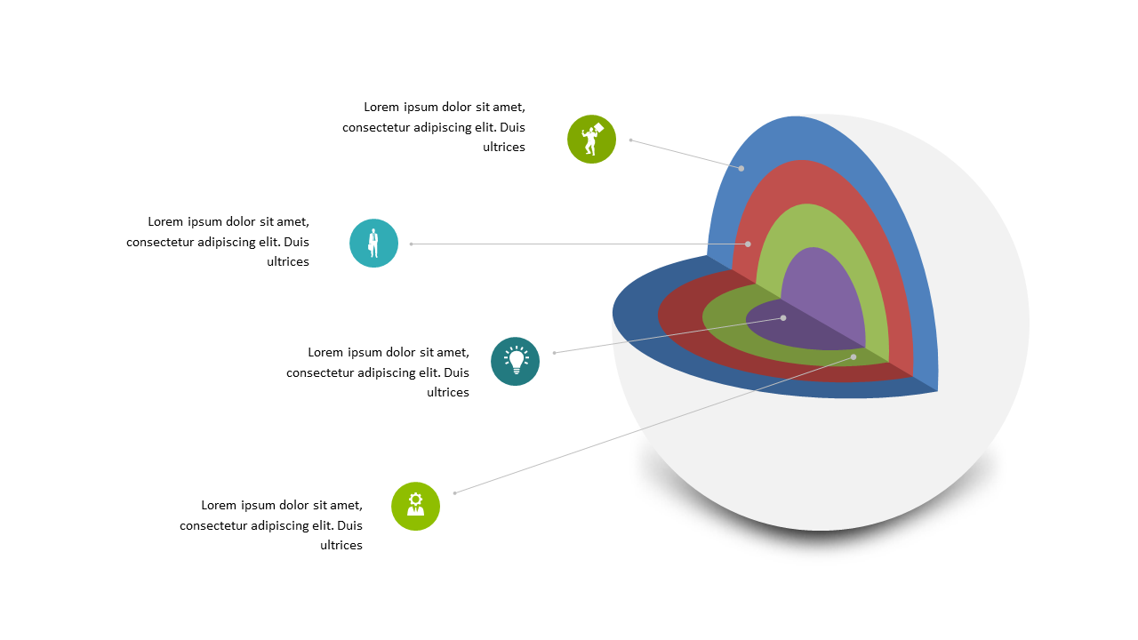 Illustrate Complex Relationships with 3D Circle Diagram