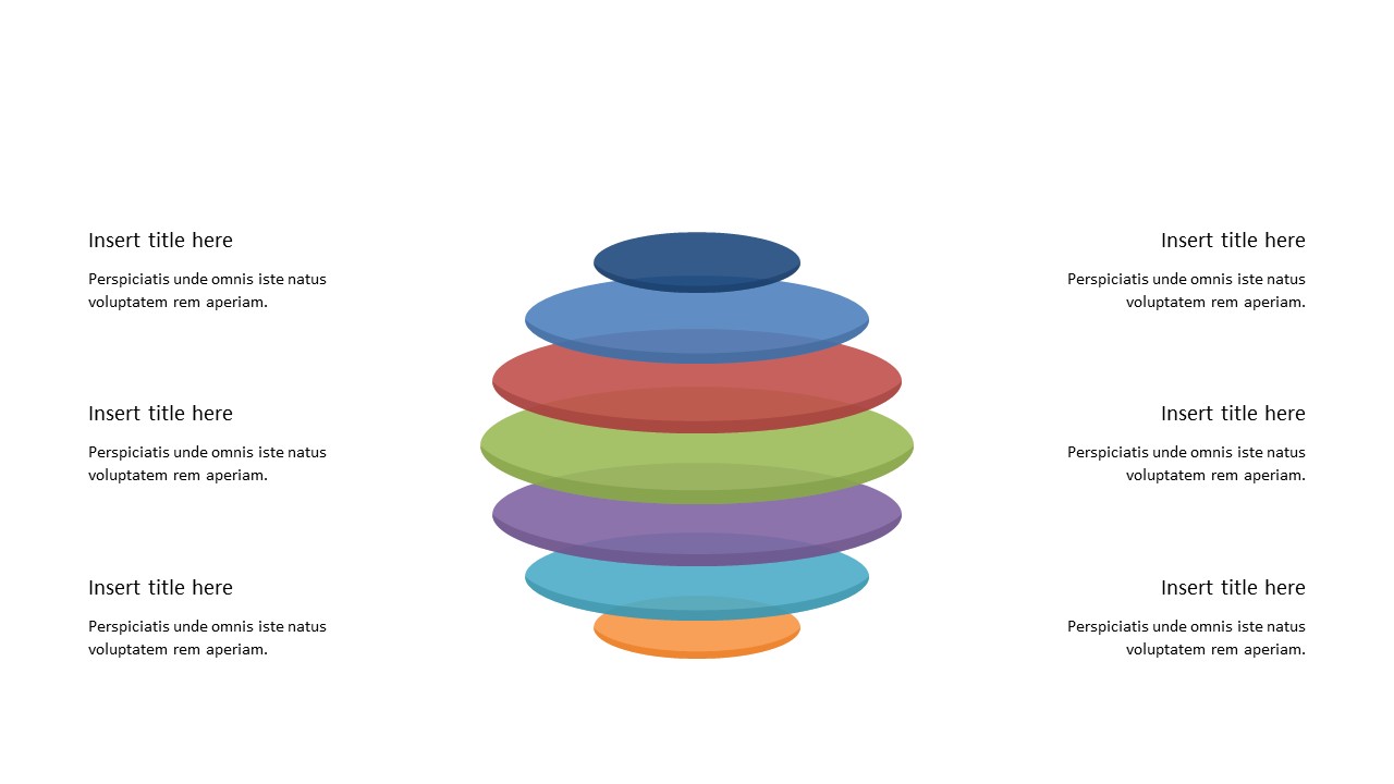 Highlight Information Levels with Circular Diagram