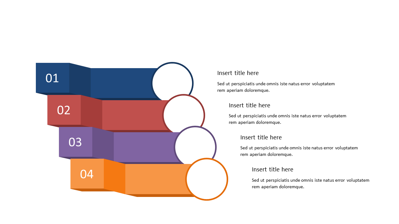 Present Sequential Information with Horizontal Steps