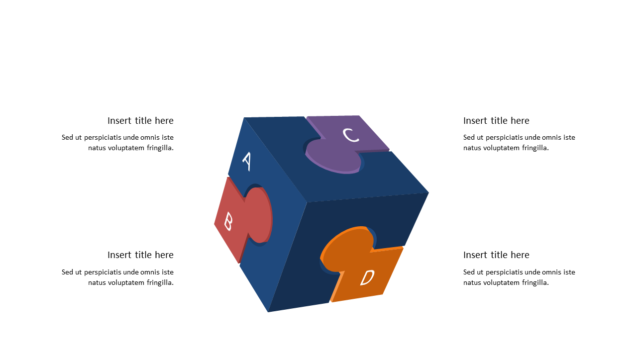 Showcase Team Contributions with 3D Puzzle Layout