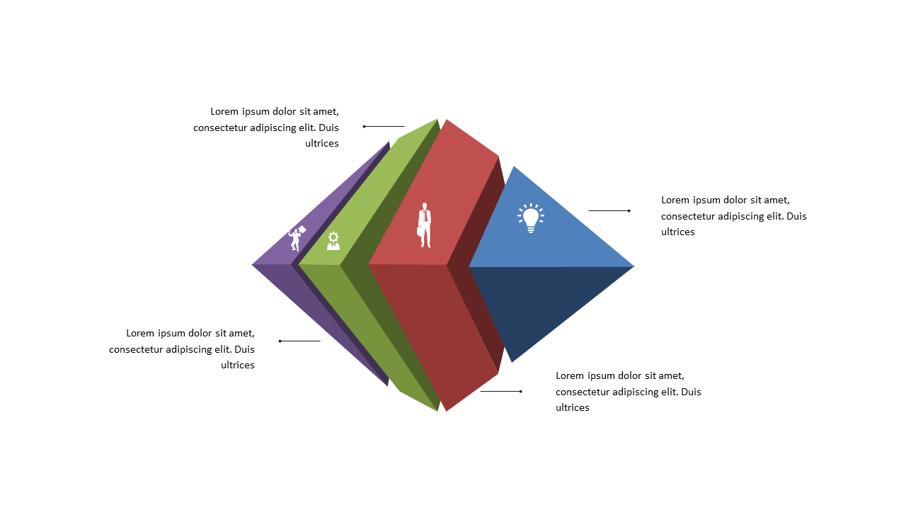 Depict Hierarchical Relationships with 3D Pyramid