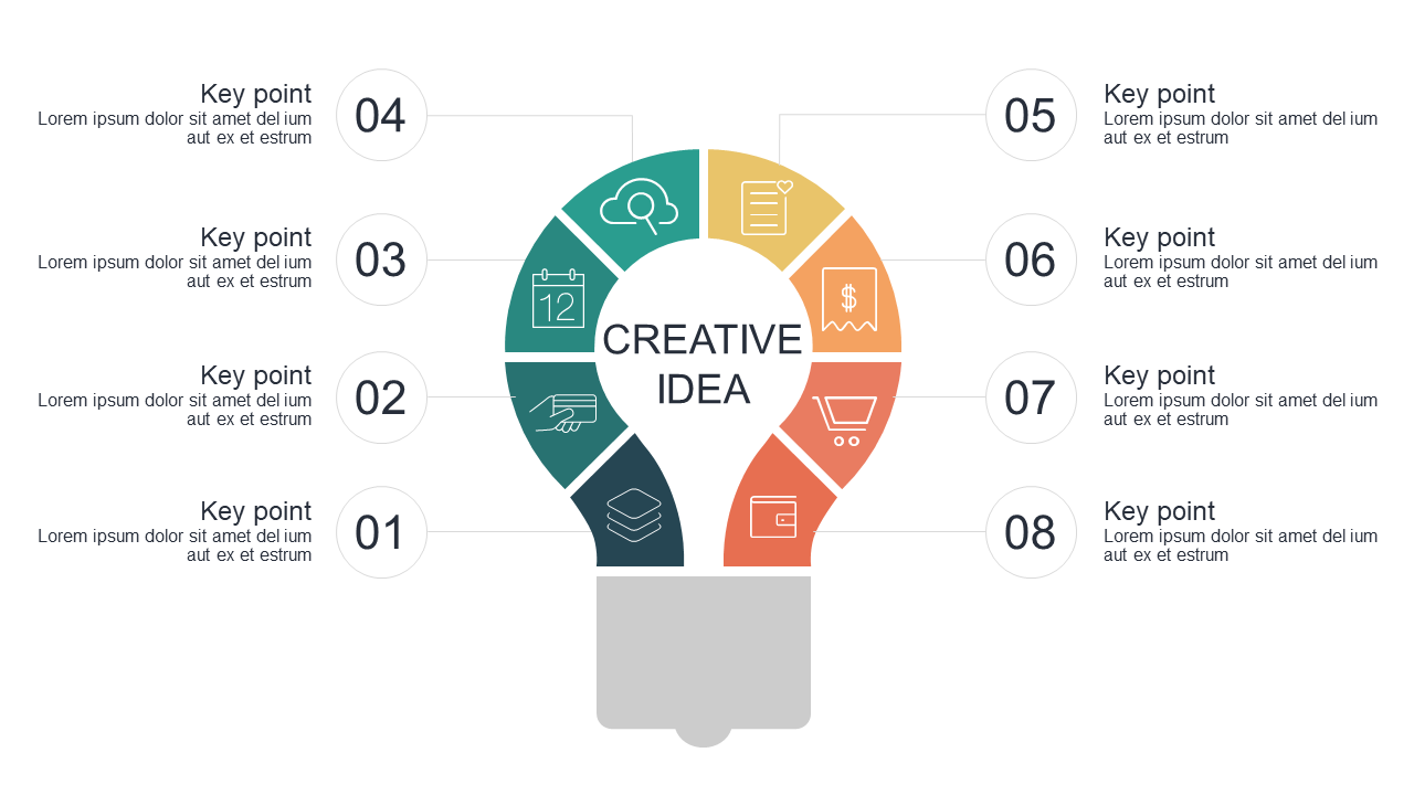 Engage with 8-Step Creative Idea Infographic