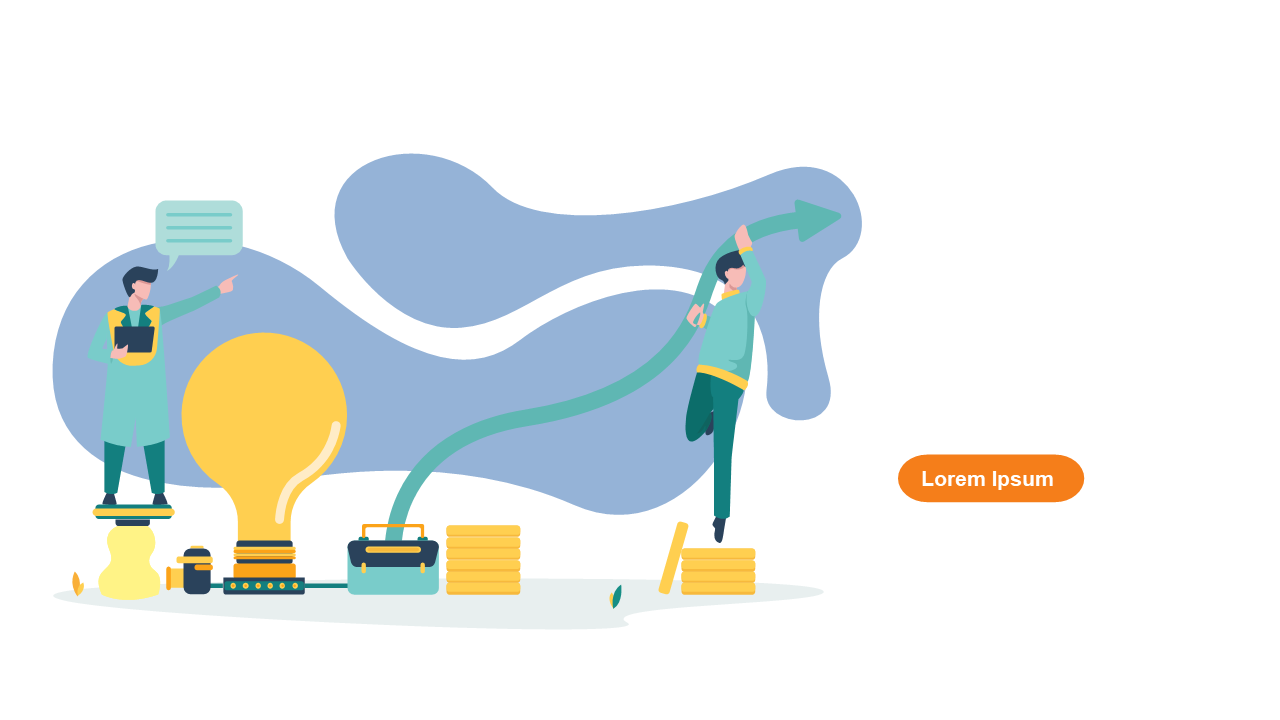 Visualize Creative Workflow with Lightbulb Design
