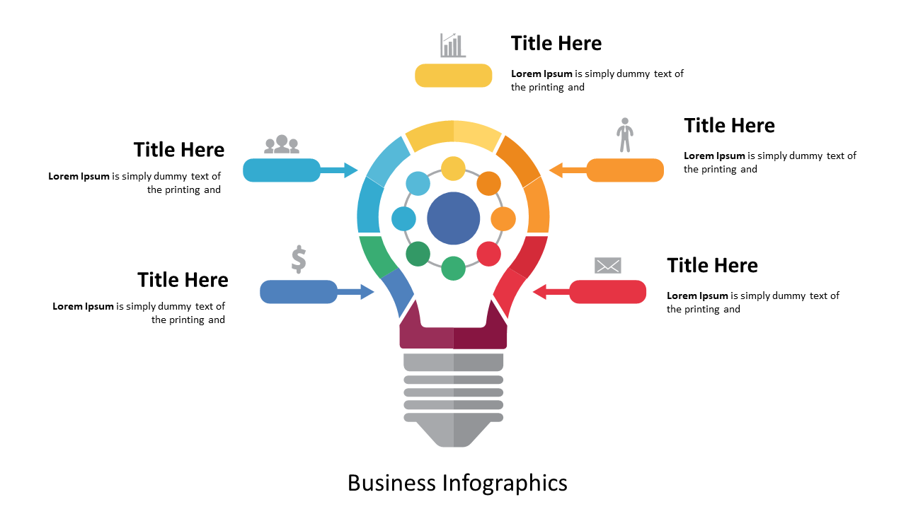 Showcase Diverse Ideas with Light Bulb Infographic