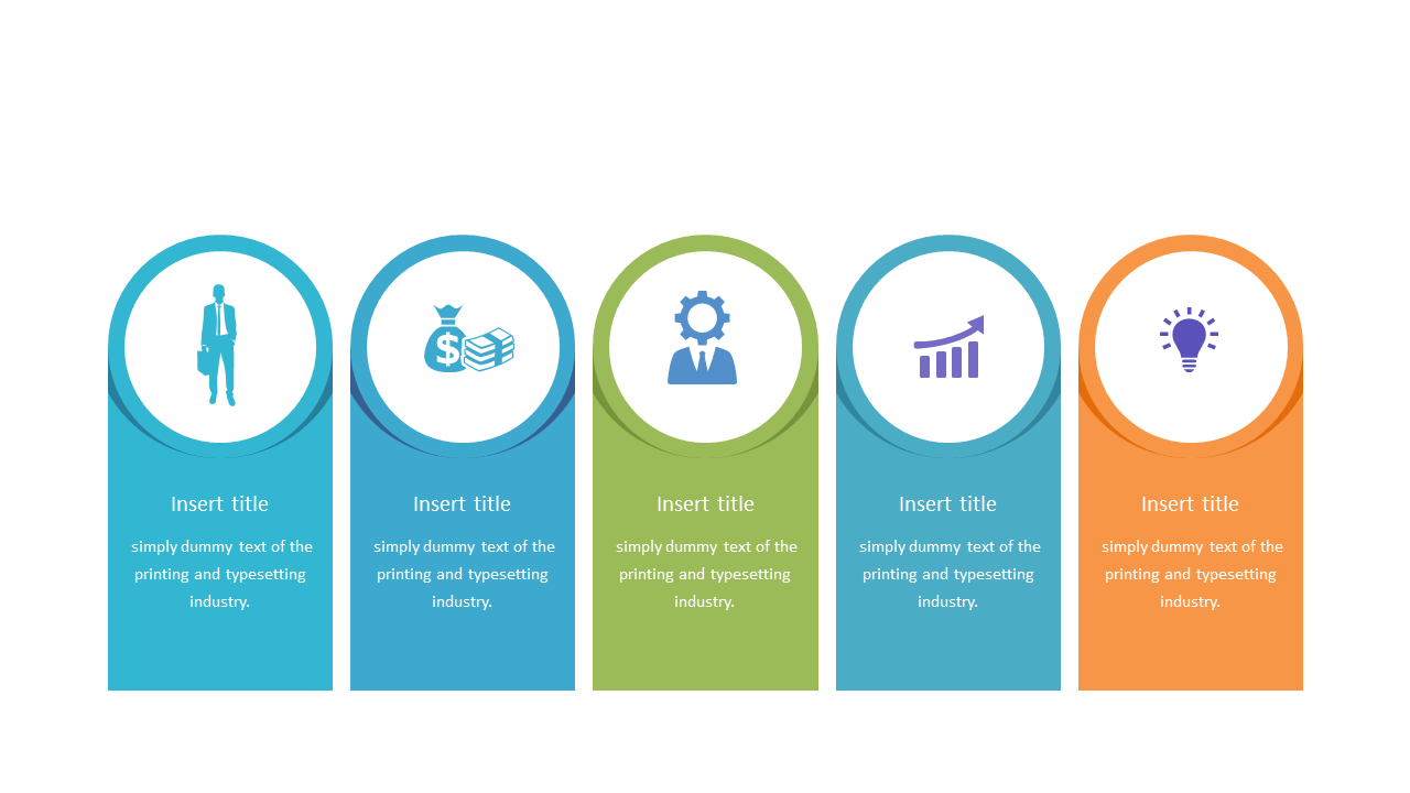 Present Business Processes with Circular Steps Flow