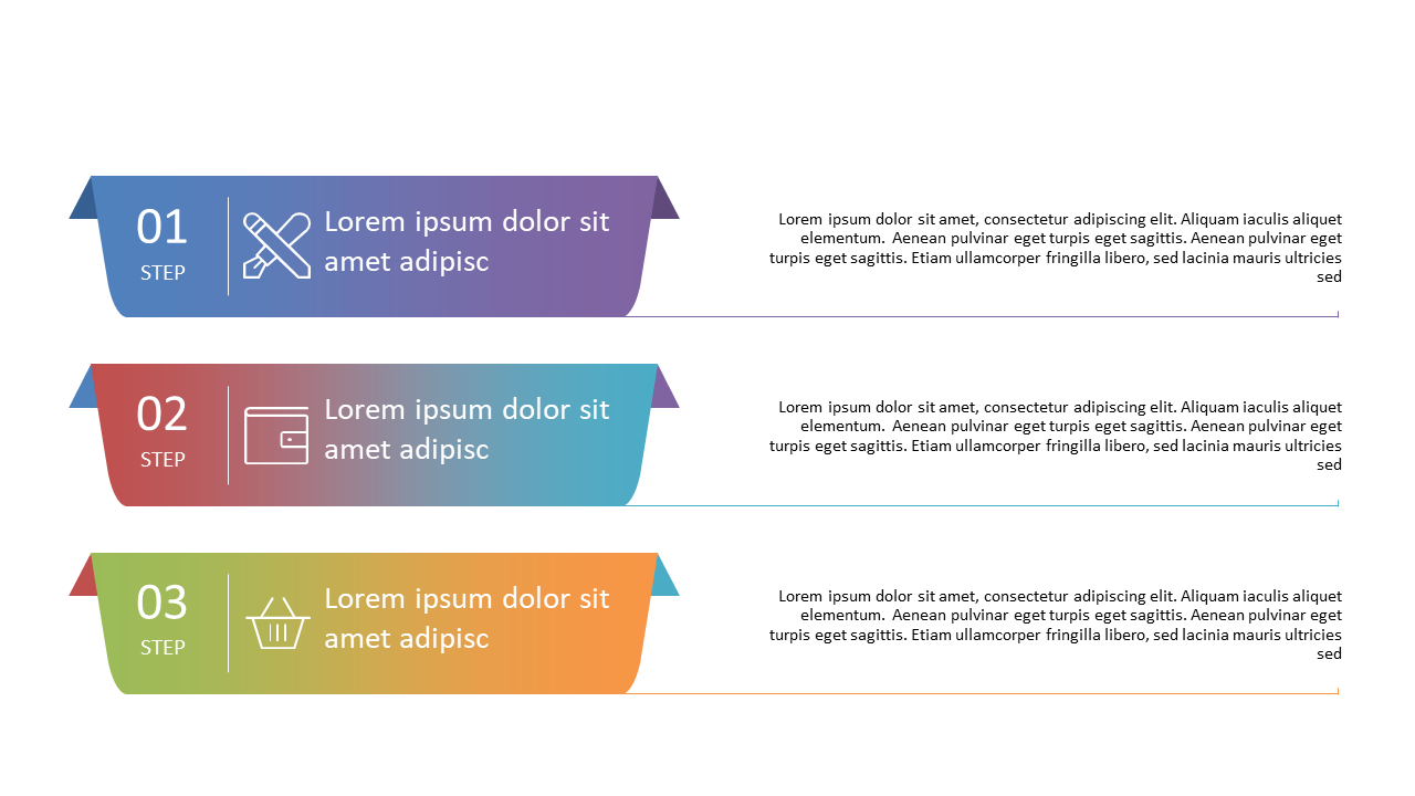 Engage Audience with Colorful Step-by-Step Process