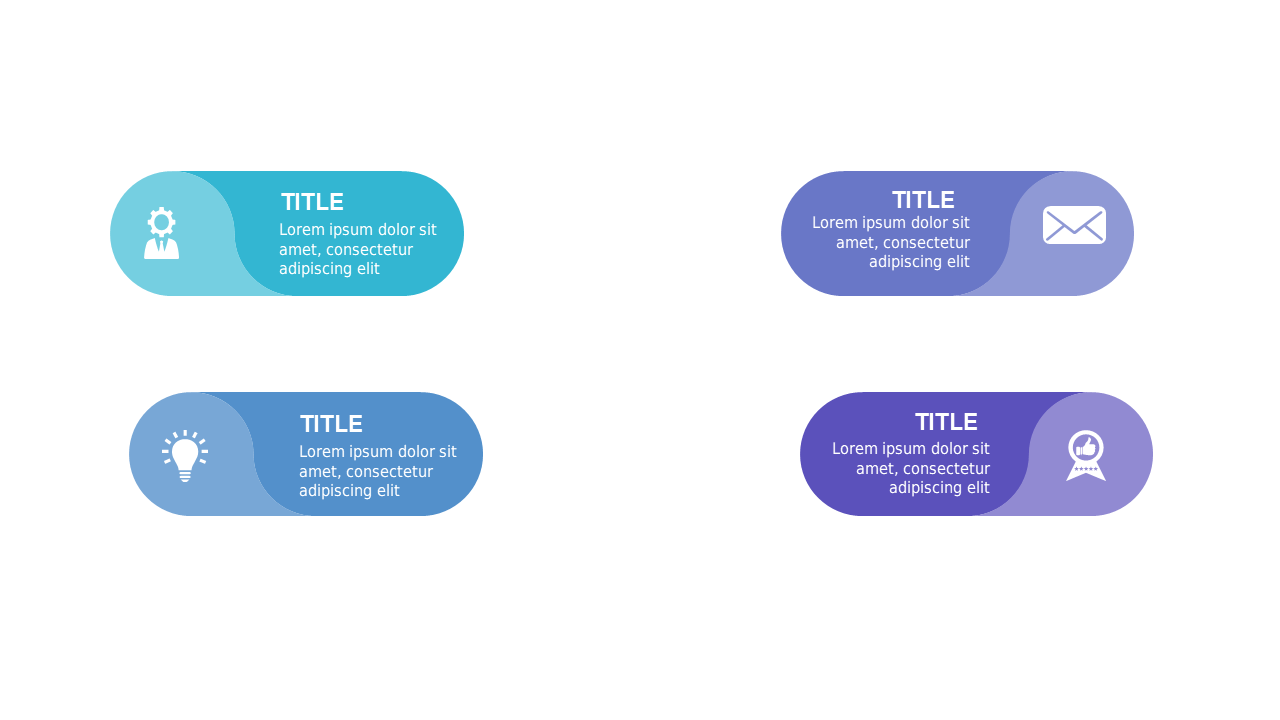 Communicate Ideas with Rounded Icon Text Boxes