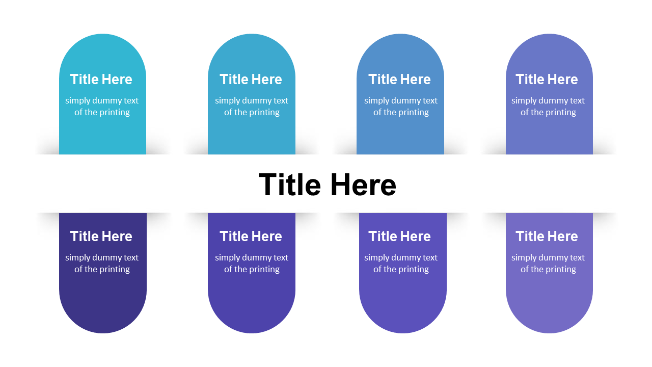 Present Business Processes with Circular Steps Flow V2