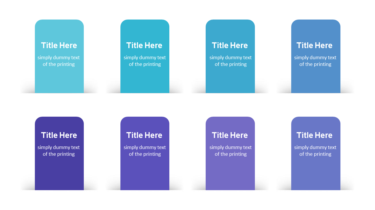 Showcase Multiple Topics with Color-Blocked Cards