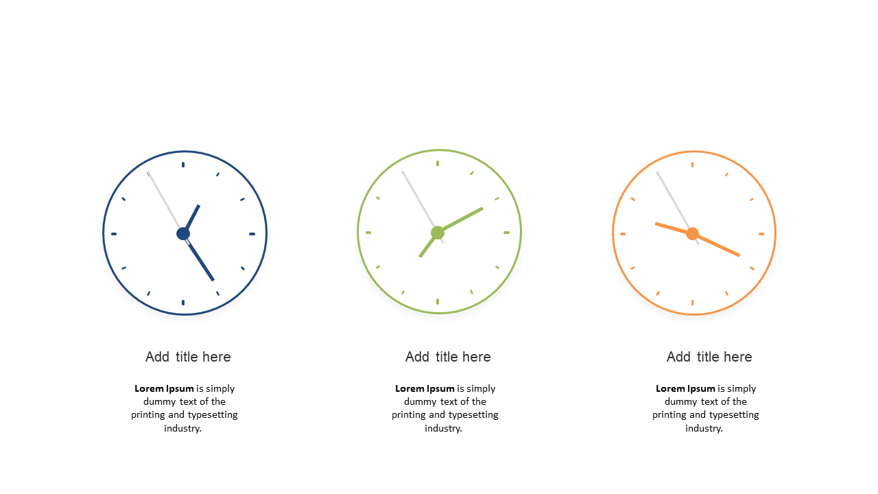 Visualize Time Management with Clock Icons