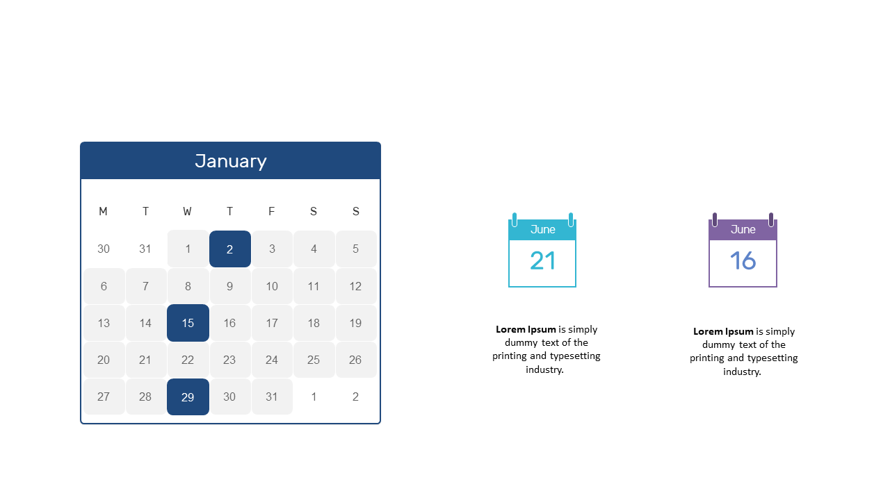 Manage Events with Calendar Schedule Highlights