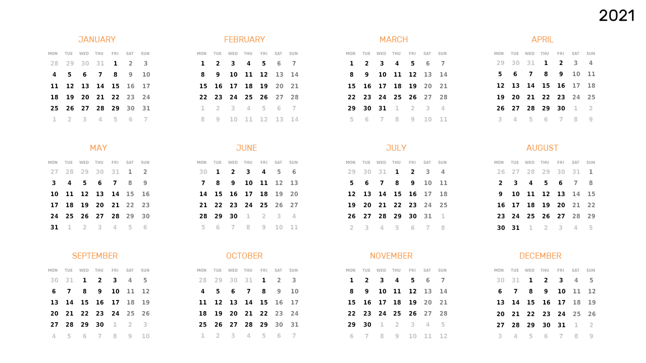 Visualize Annual Plans with Yearly Calendar Layout