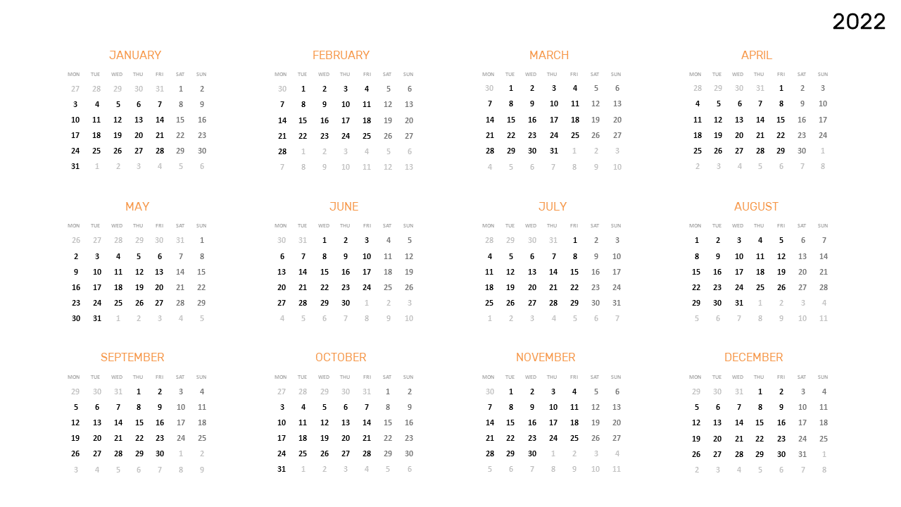 Organize Yearly Plans with Yearly Calendar Layout V2