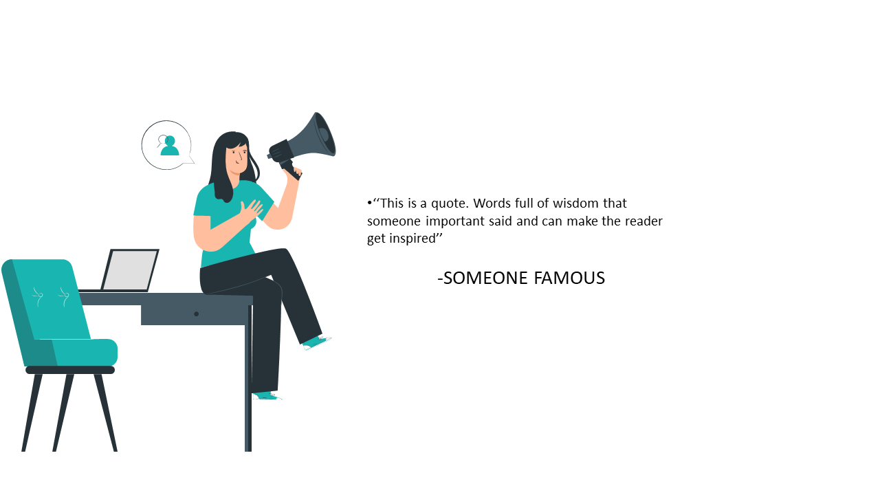 Motivate Audiences with Quote and Speaker Layout