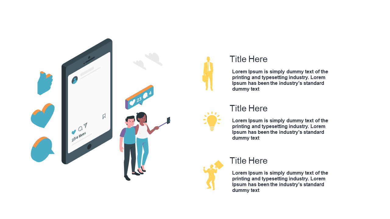 Showcase Social Media Engagement with Smartphone Visual