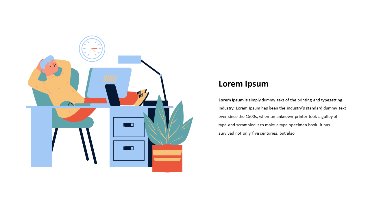 Enhance Team Presentations with Office Work Illustration