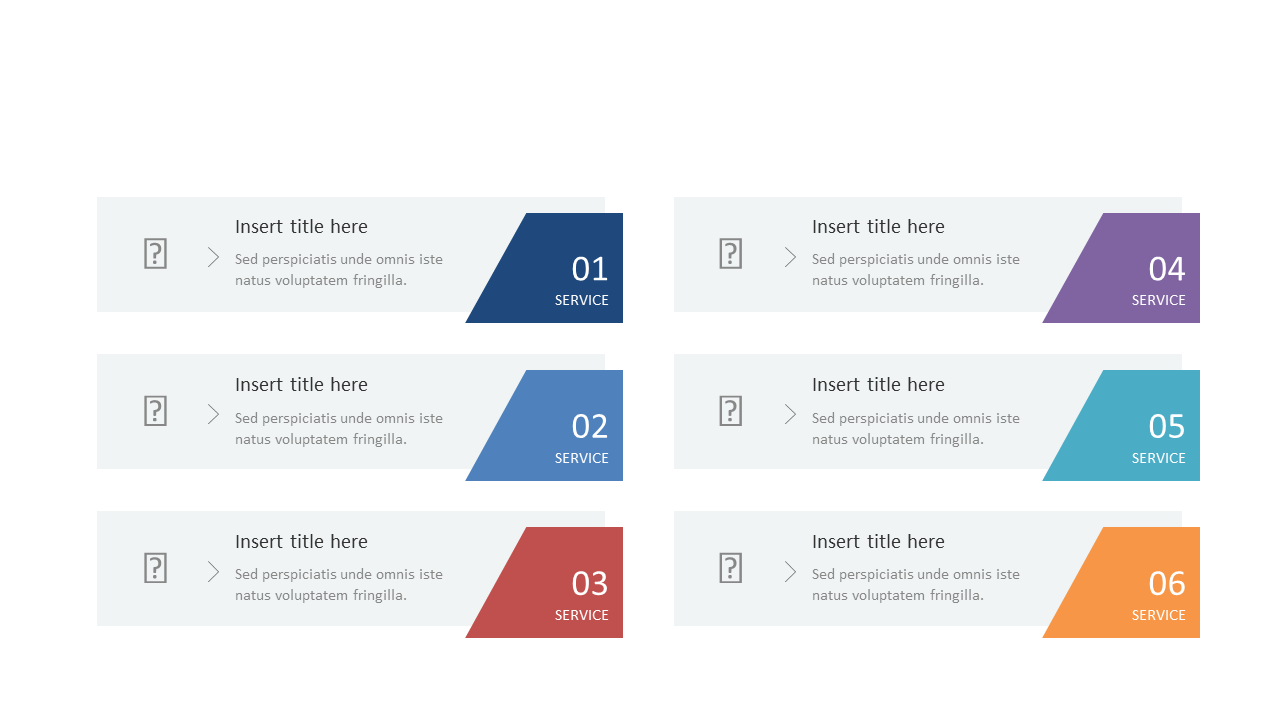 Present Services Clearly with a Step List Layout