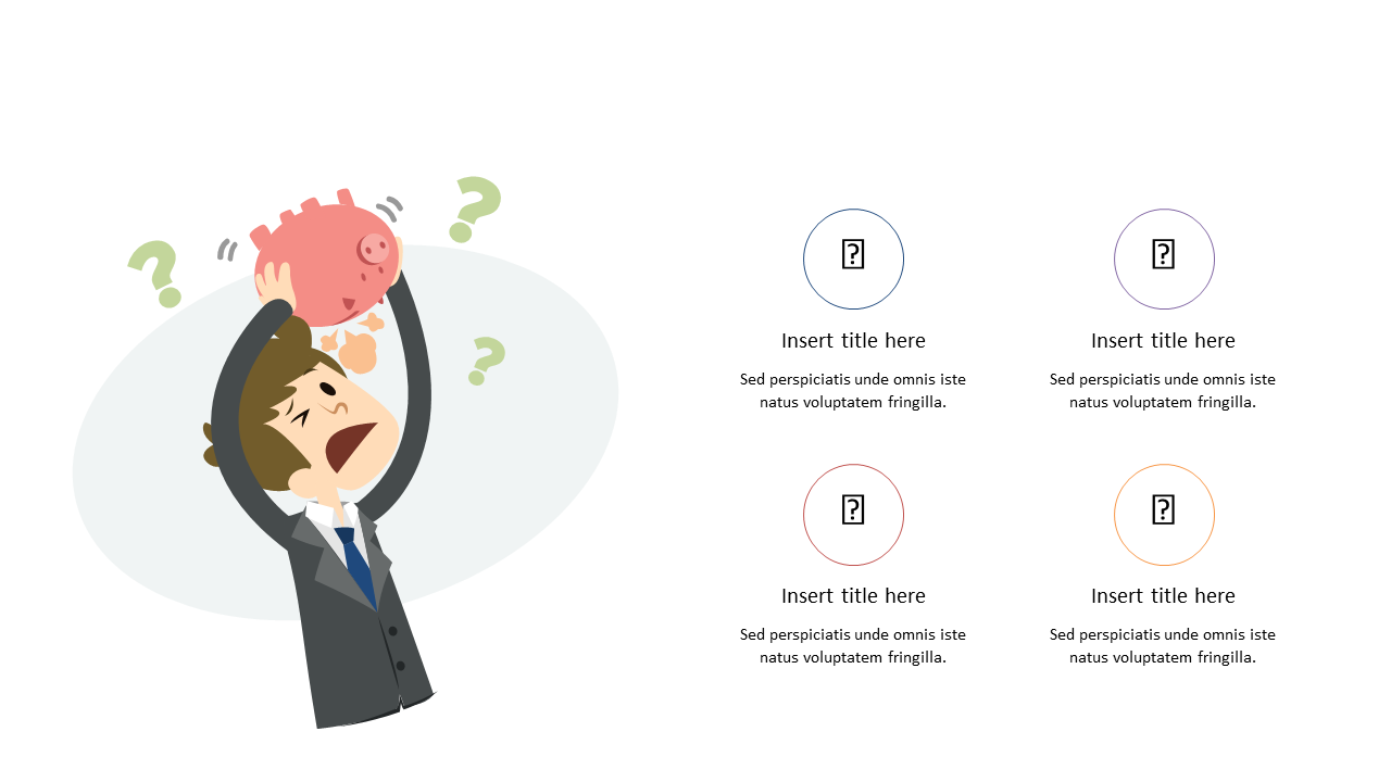 Illustrate Financial Challenges with Frustrated Businessman