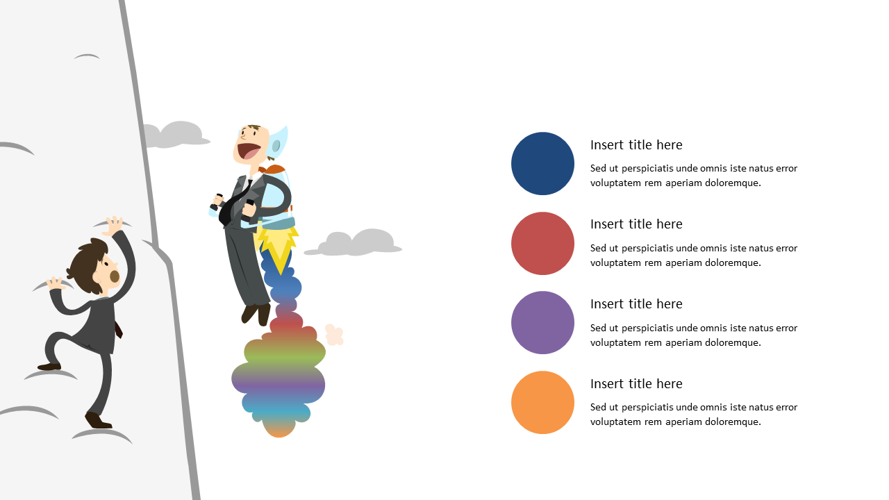 Enhance Team Dynamics with Climbing Theme Slide
