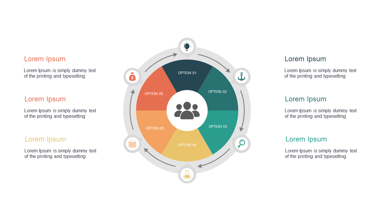 Illustrate 8-Step Workflows with Circular Diagram