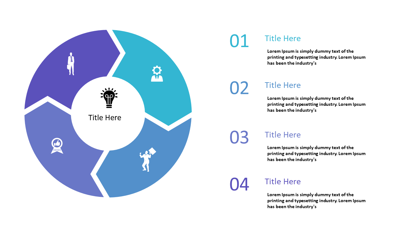Visualize Workflows with Circular 4-Step Diagram