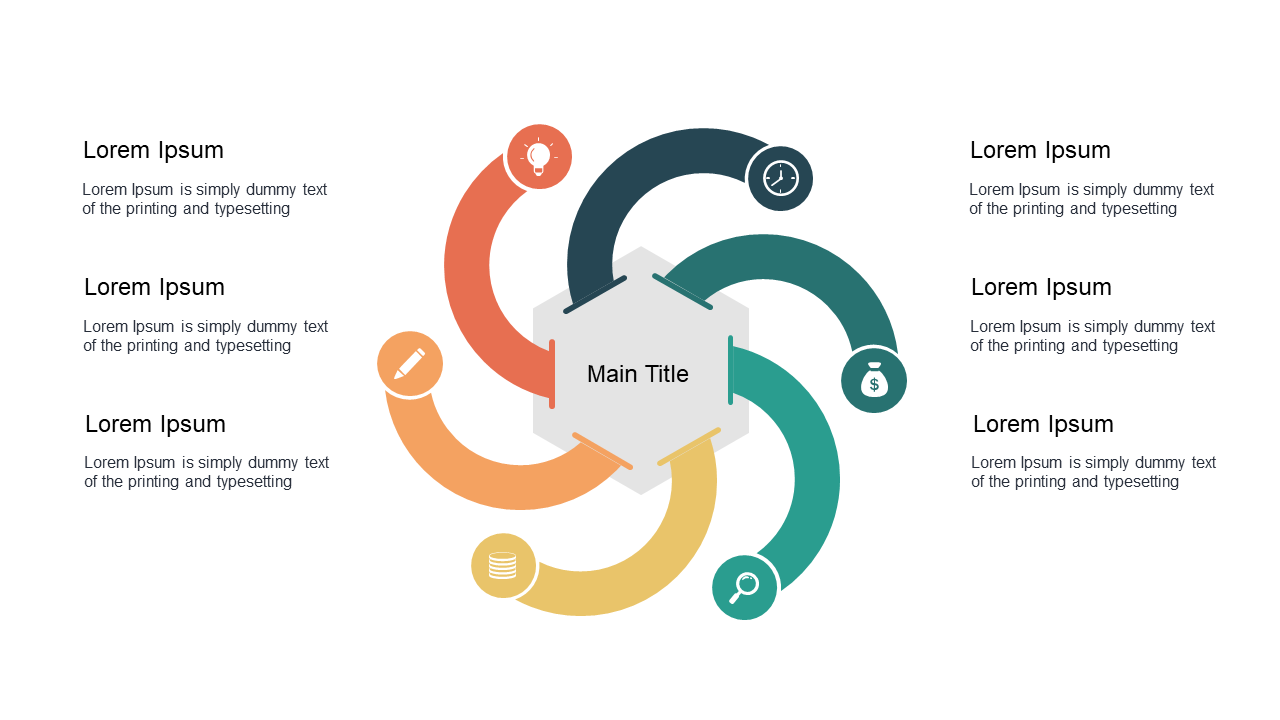 Showcase Workflows with Hexagonal Process Flow