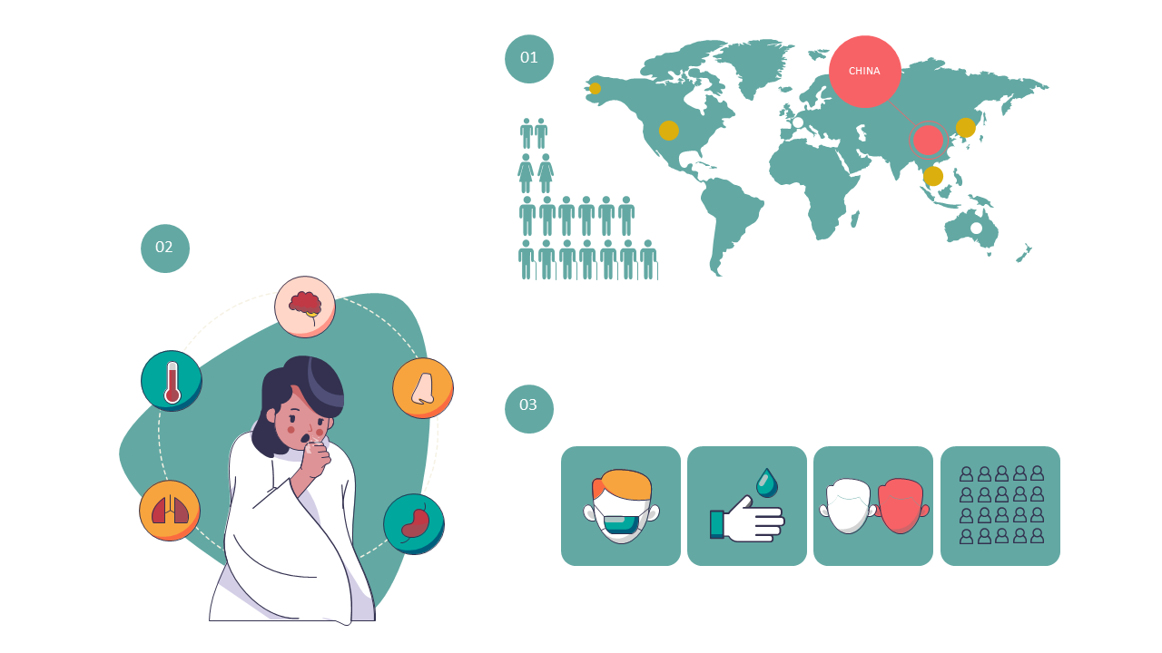 Global Health Awareness Infographic for Presentations
