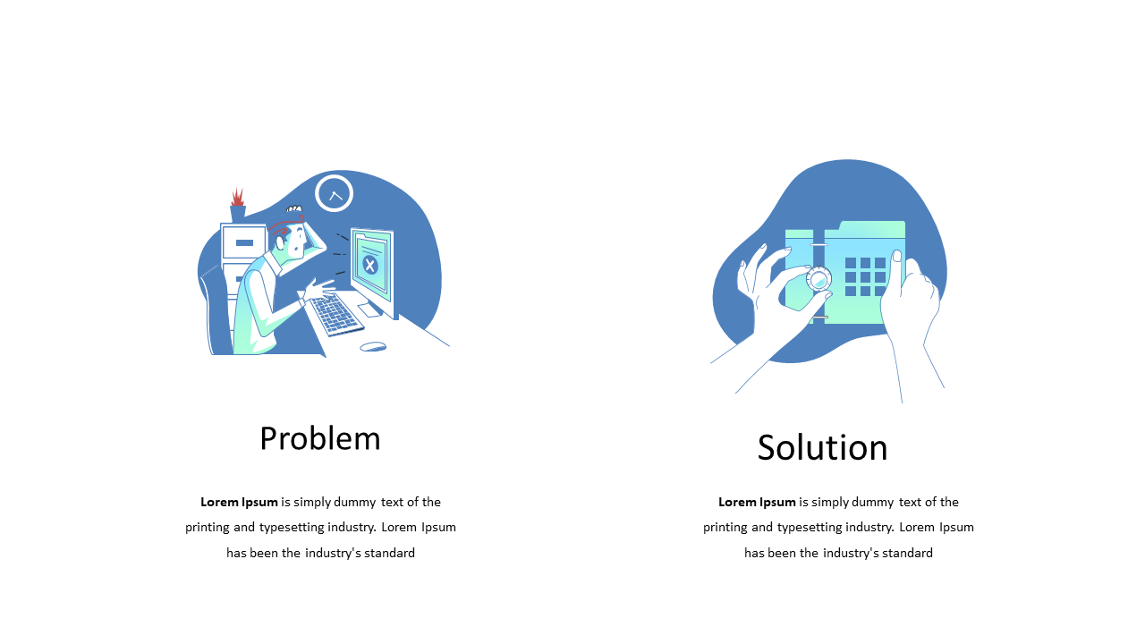 Problem-Solution Layout for Startups