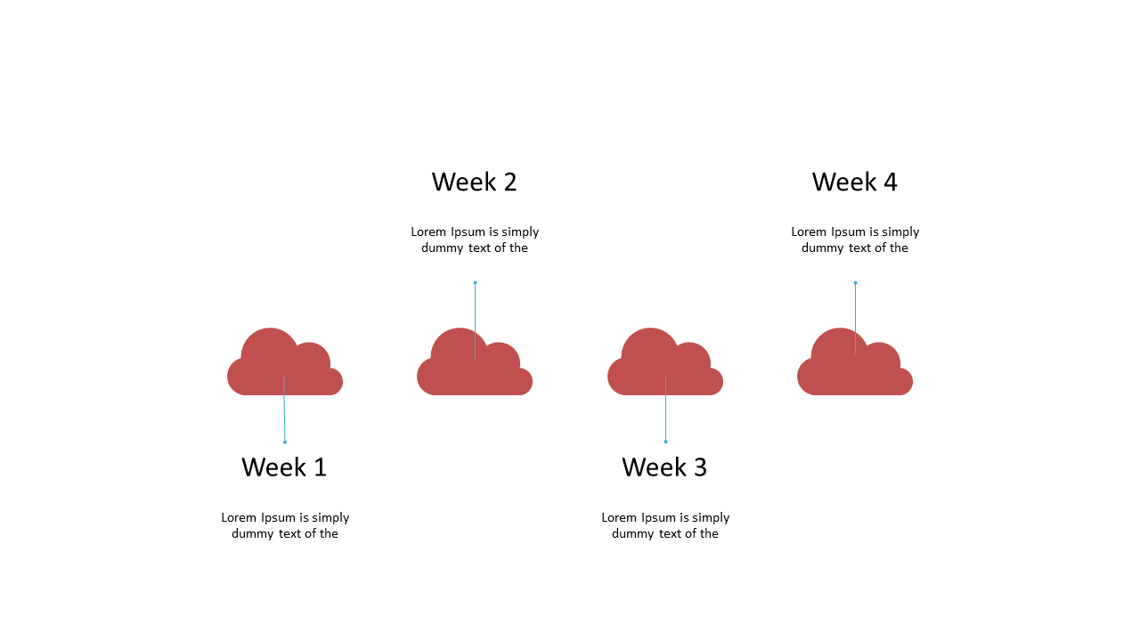 Weekly Overview Template with Icons