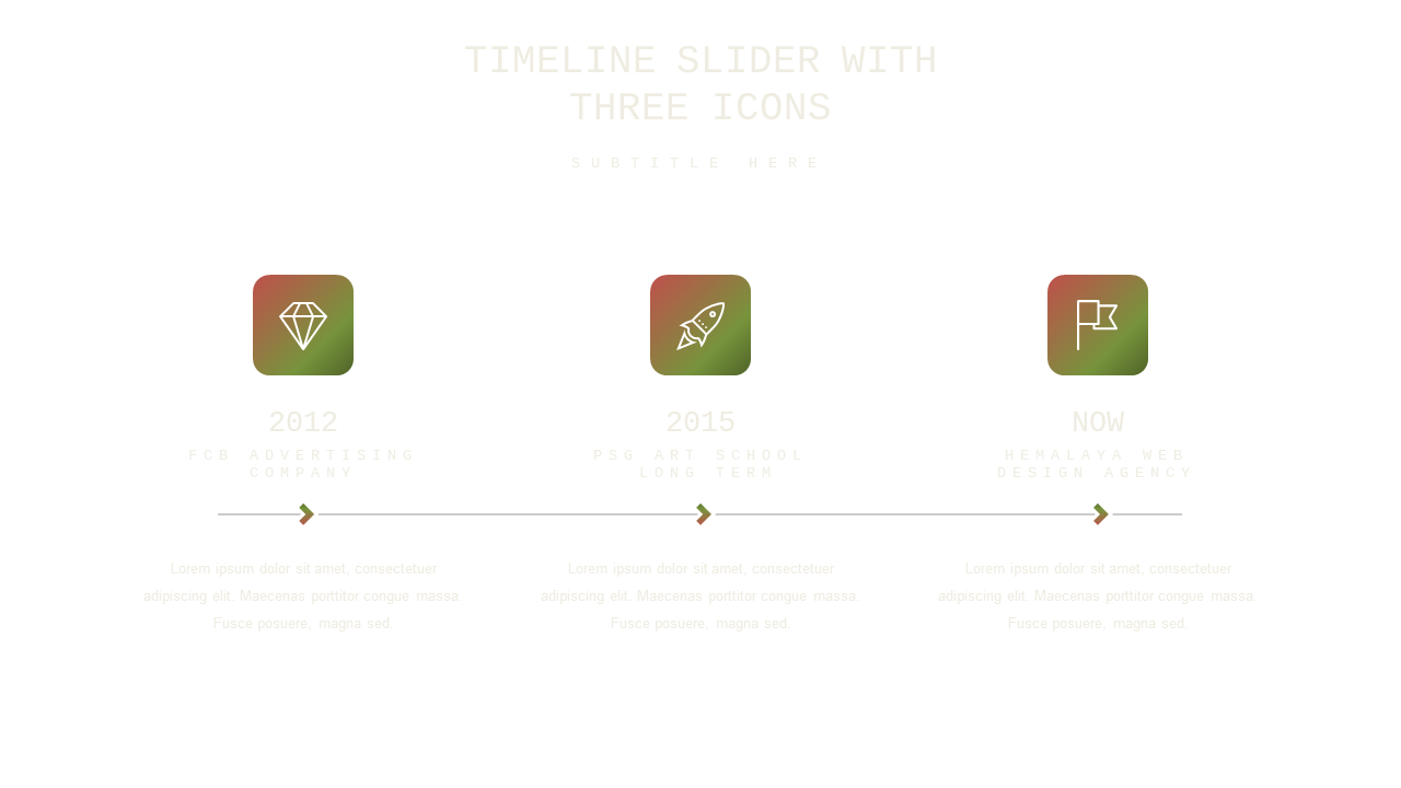 Showcase Milestones with Timeline Slider