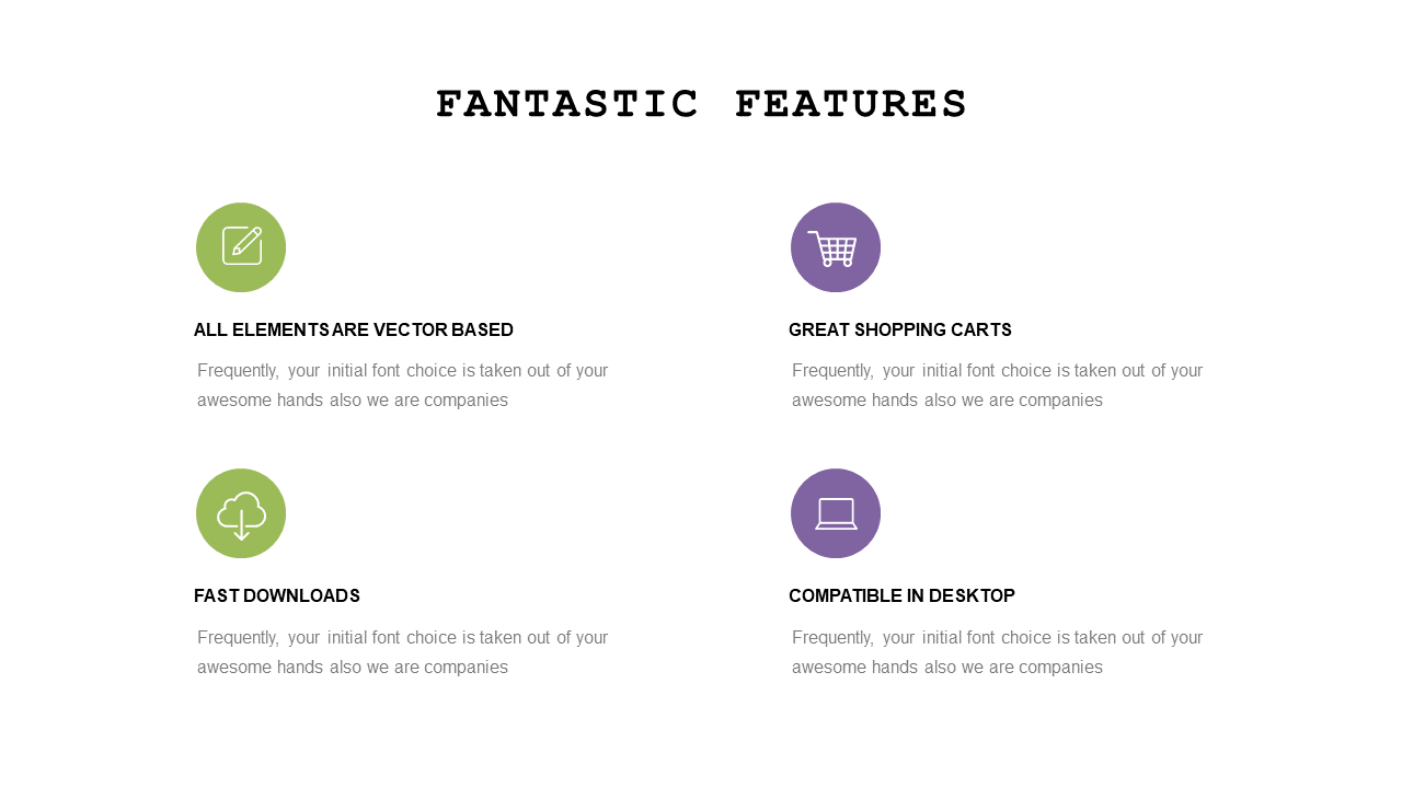 Highlight Product Features with Icons