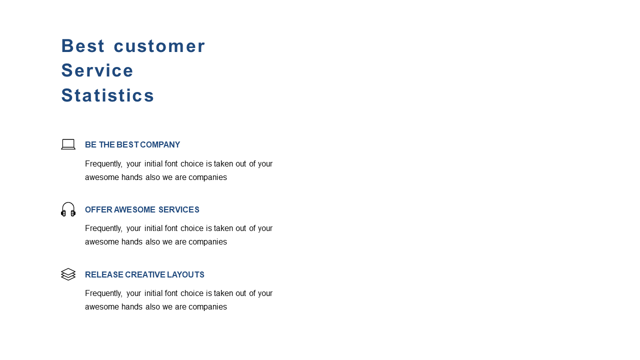 Bullet Points for Customer Service Stats