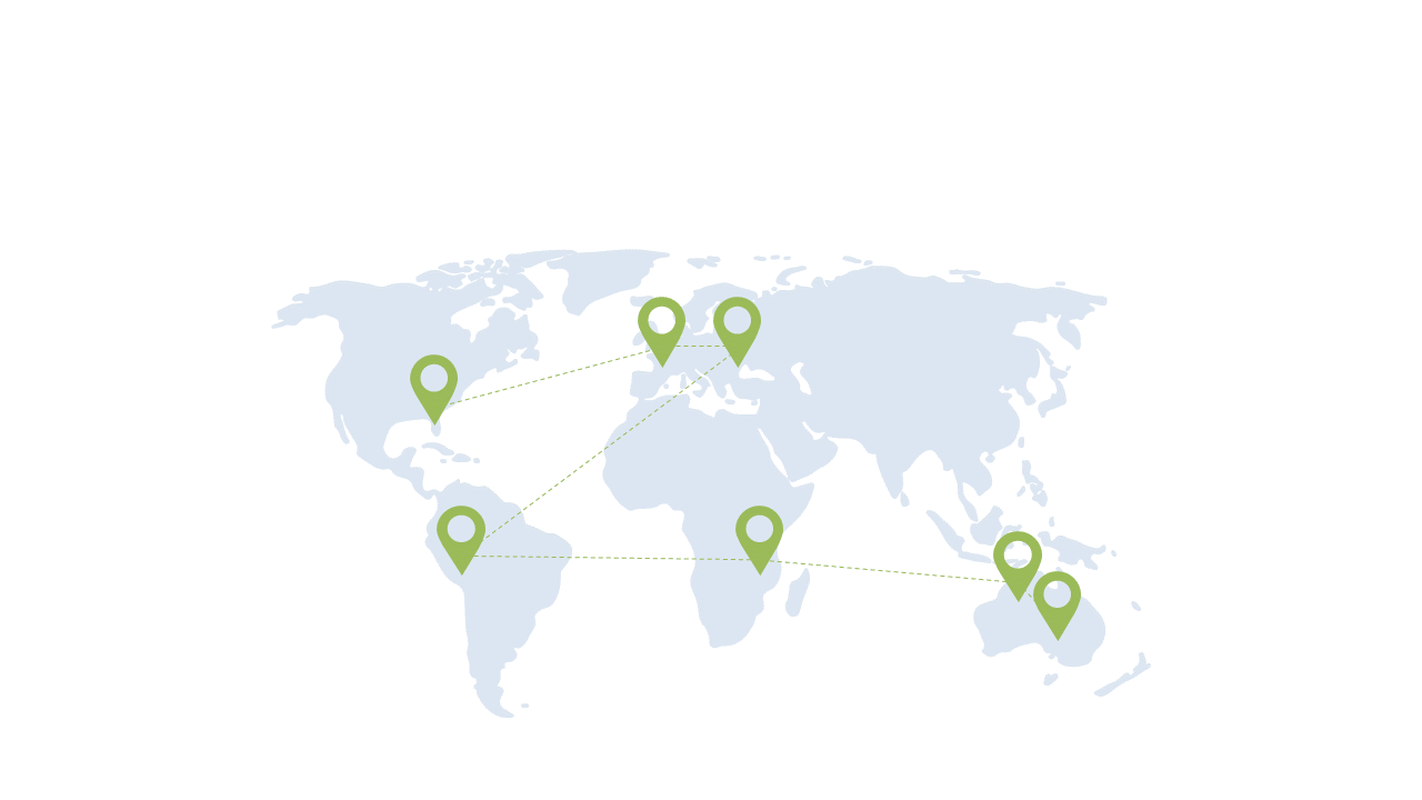 Show Global Locations with Customizable Map