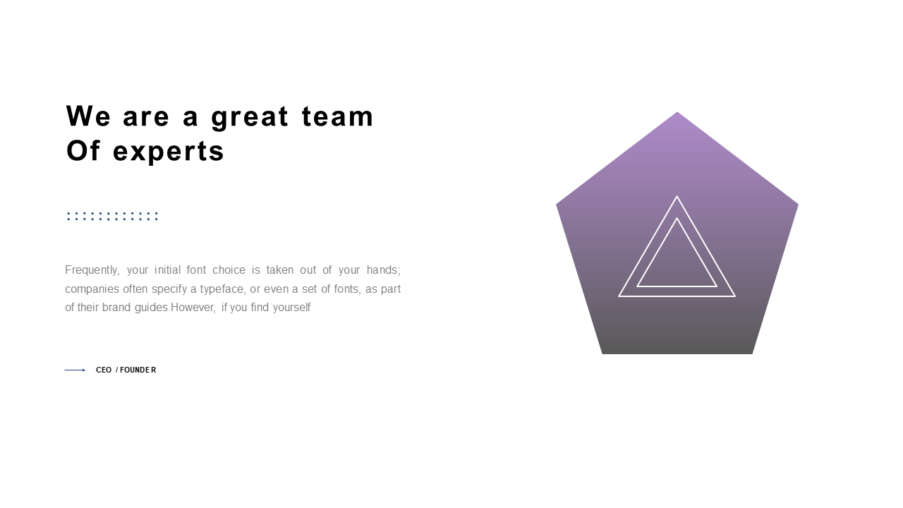 Dynamic Team Introduction with Hexagonal Design