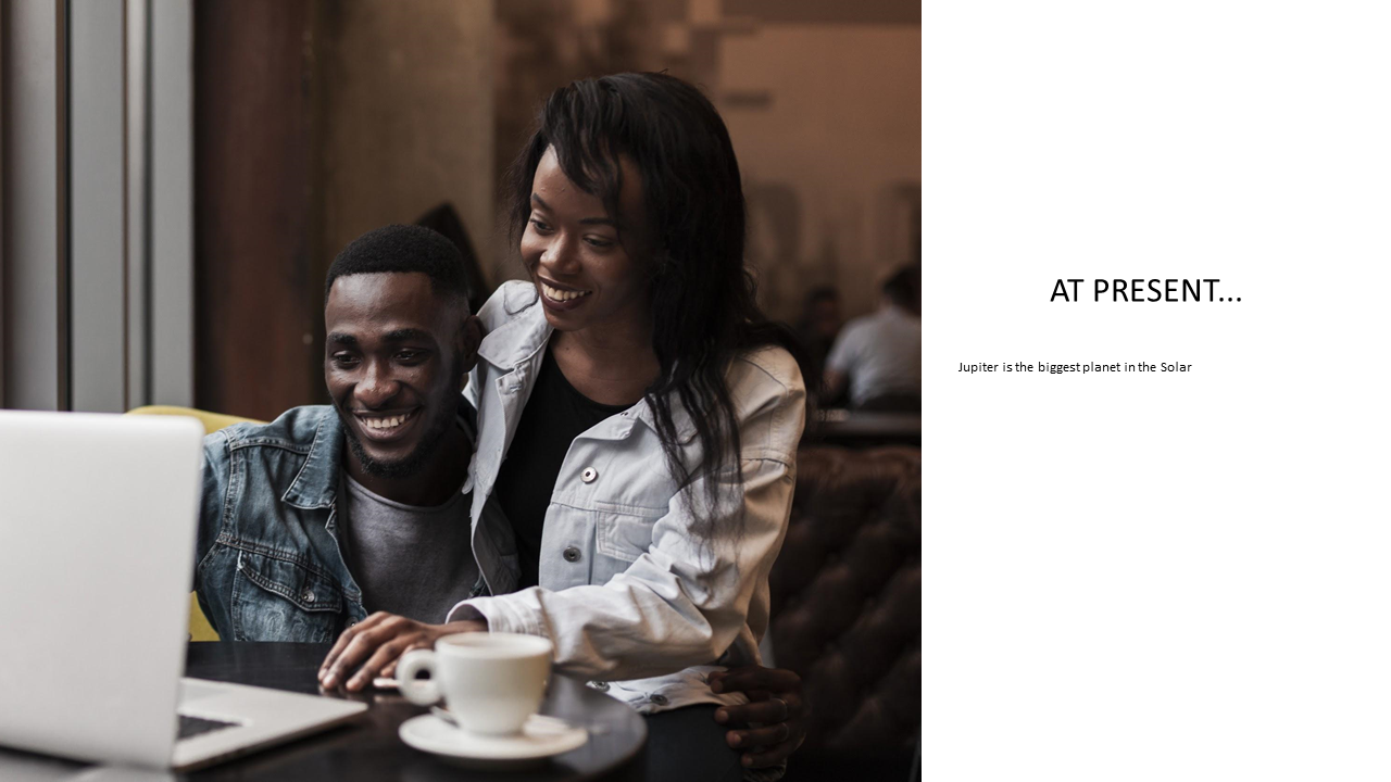 Split Screen Layout for Visual Engagement