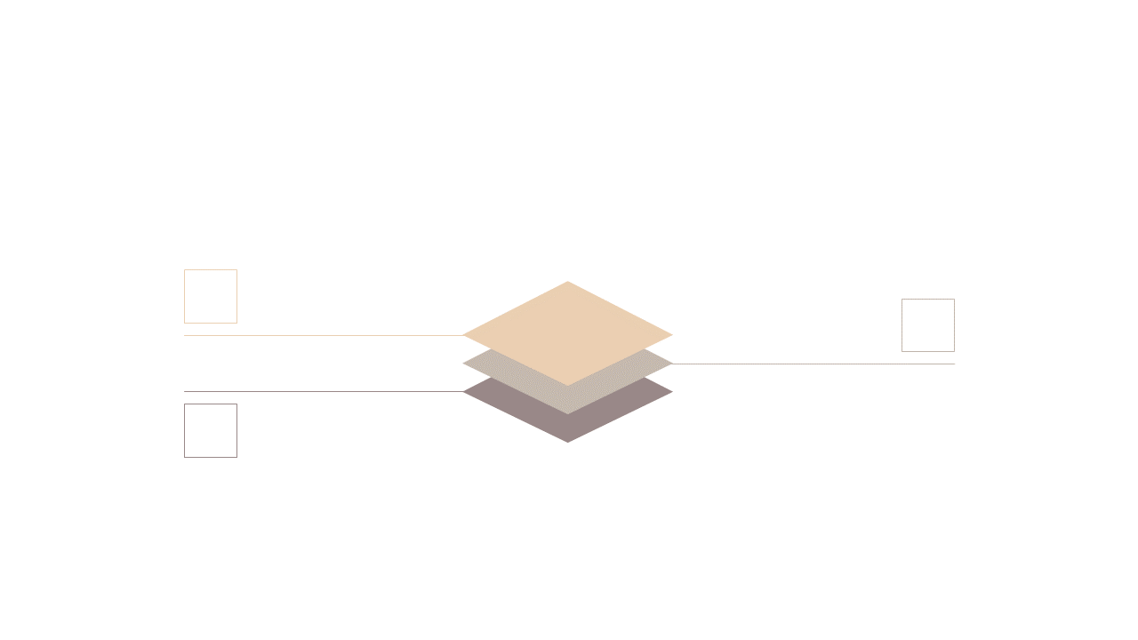 Layered Diamond Shape for Complex Data Presentation