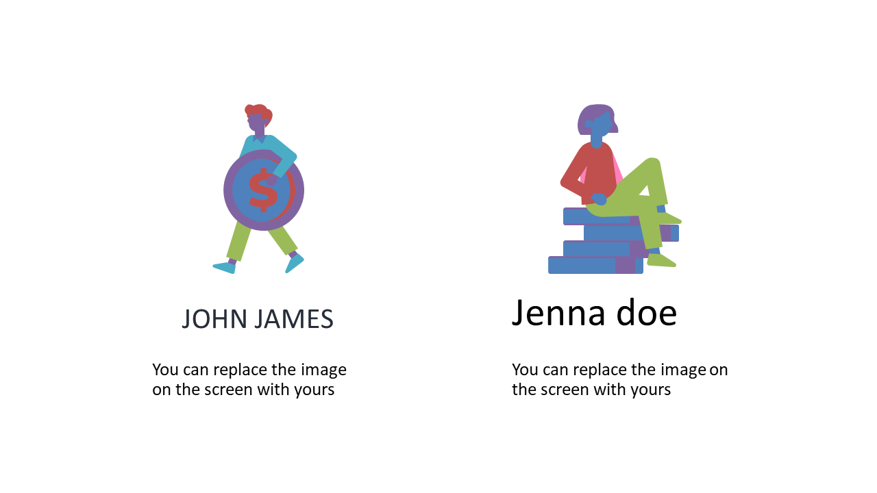 Introduce Team Members with Illustrated Profiles