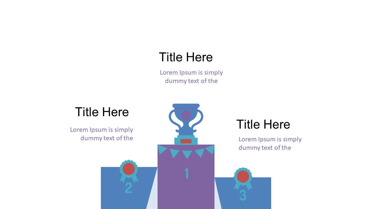 Highlight Achievements with Award Podium Layout