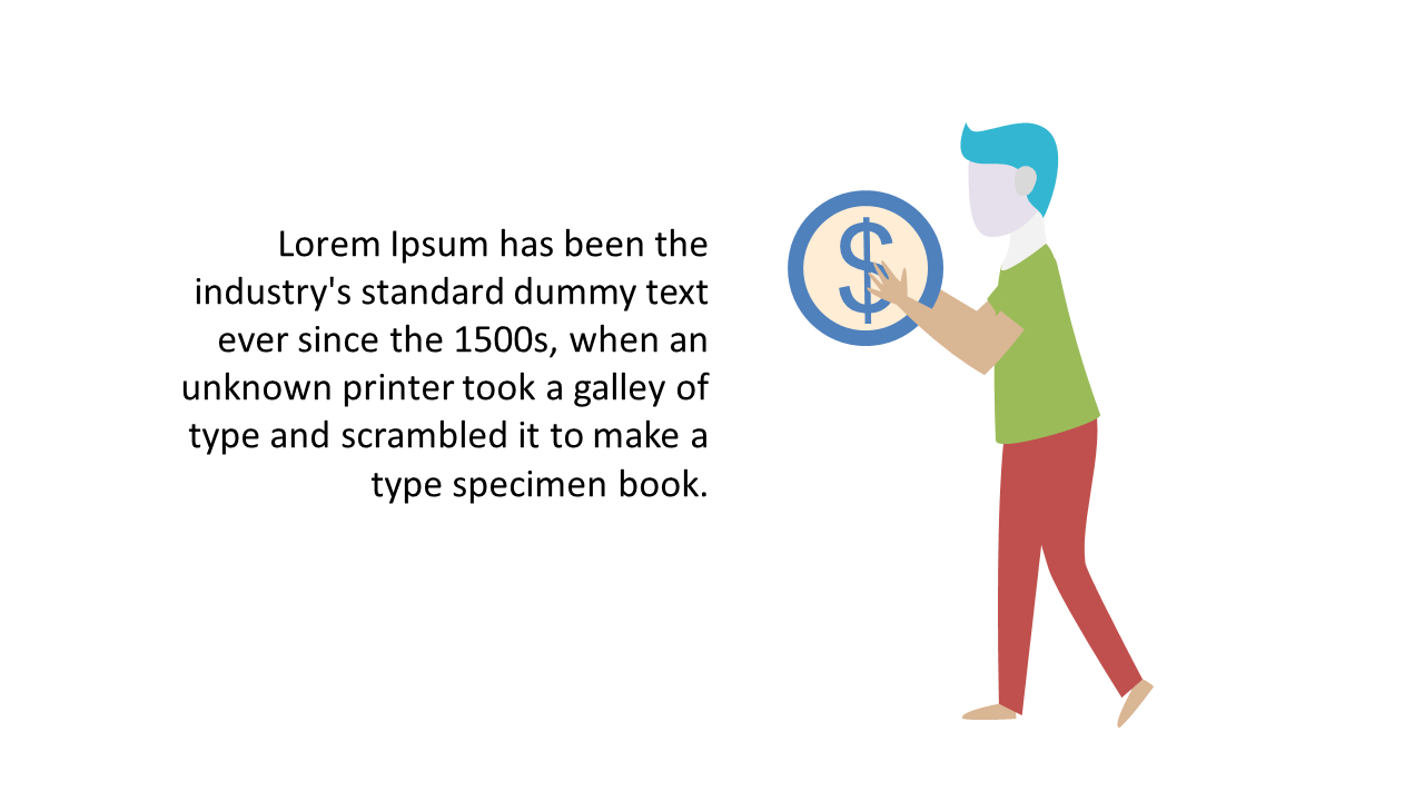 Engage Audience with Cost Representation Slide