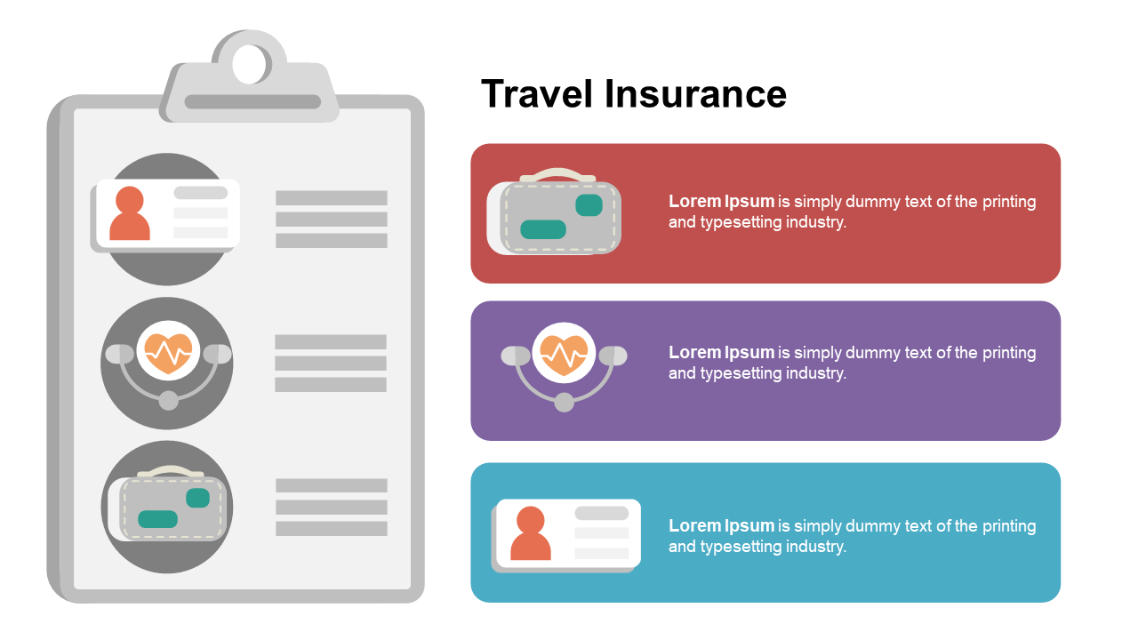 Present Travel Insurance Options with Visuals