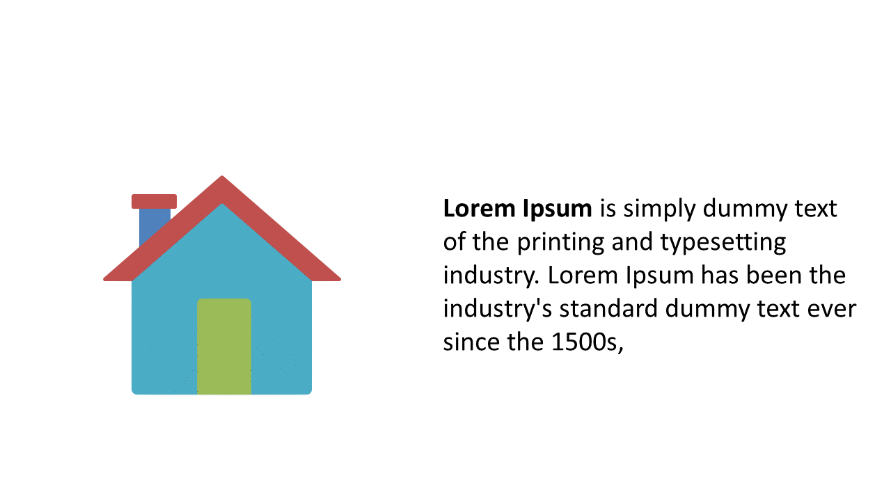 Engage with Home Icon and Description Layout
