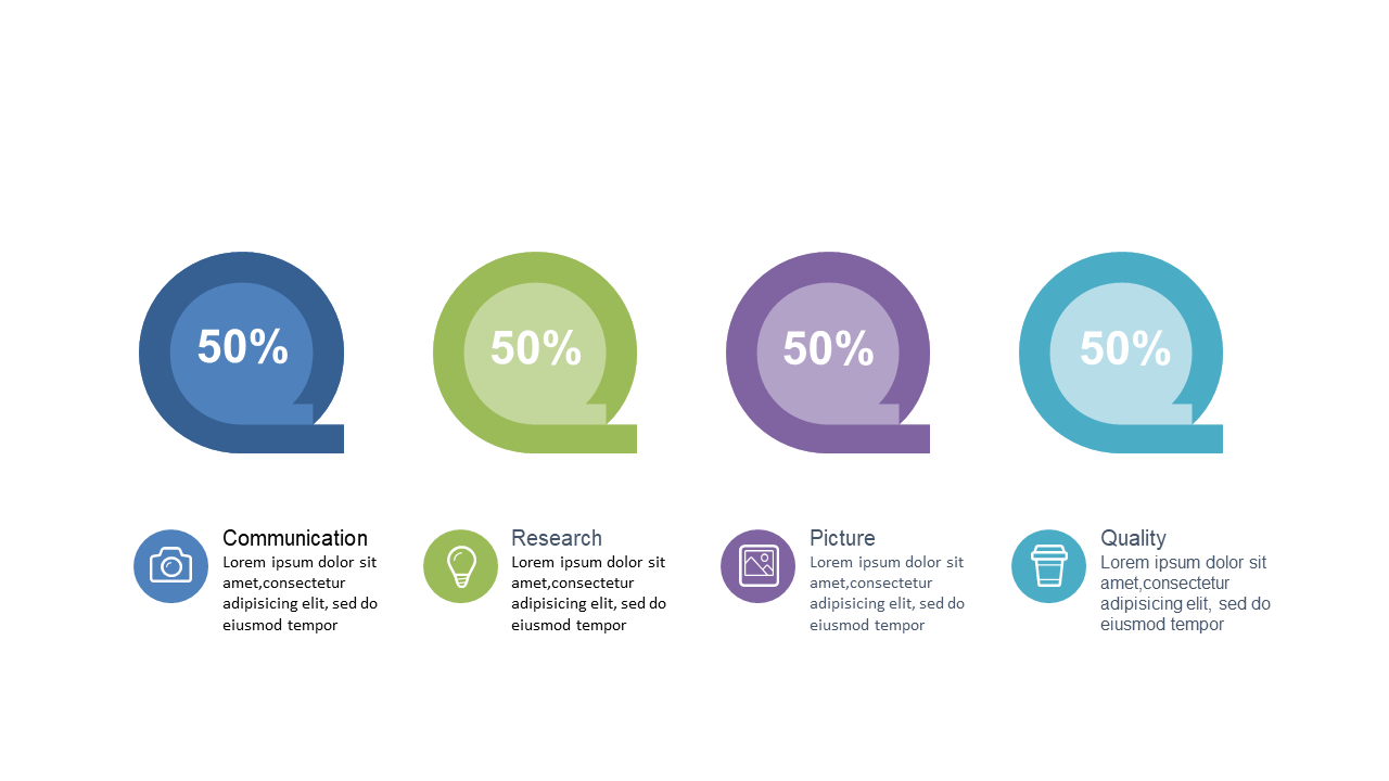 Engaging Puzzle Piece Layout for Team Presentations